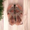 Sandal Nam Quai Hậu Da Bò Nguyên Tấm Cao Su MeHai S & C - MH03